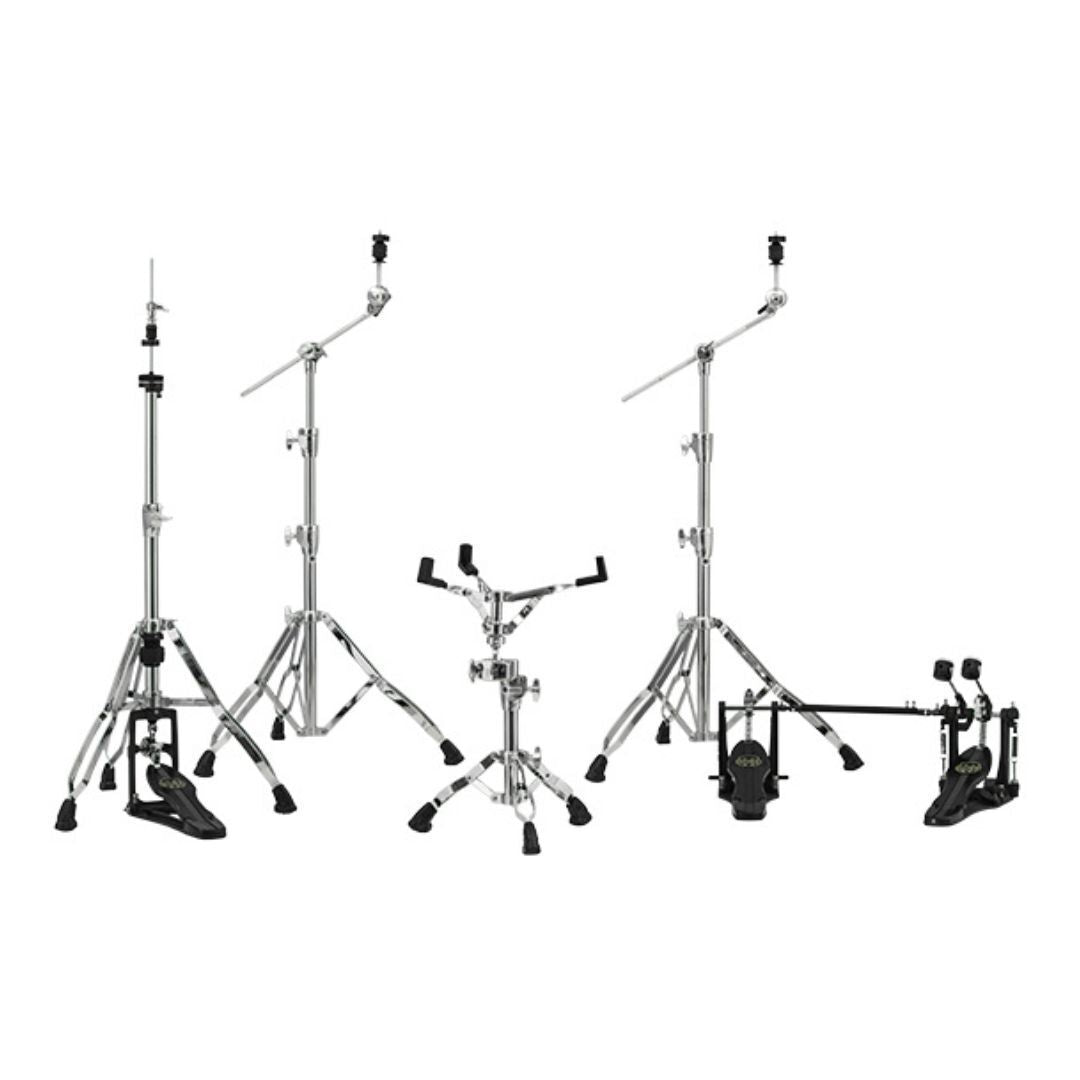 Mapex Armory 5-Piece Hardware Pack with Double Pedal - Chrome Plated (HP8005-DP)