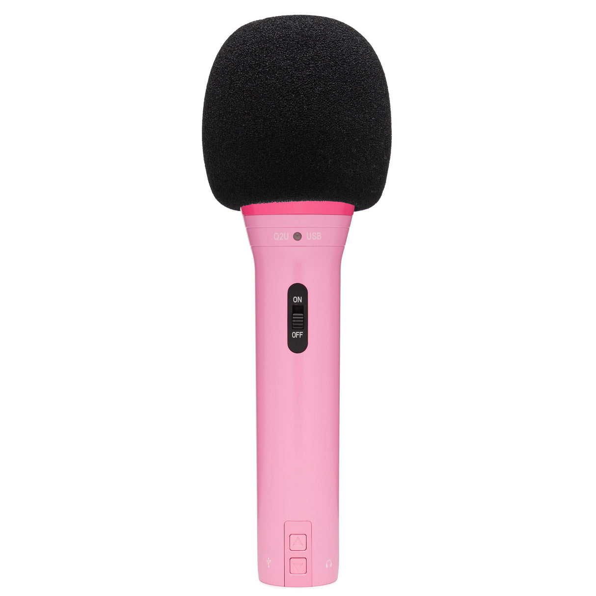Samson Q2U Handheld Dynamic USB Microphone Recording and Podcasting Pack (Pink)