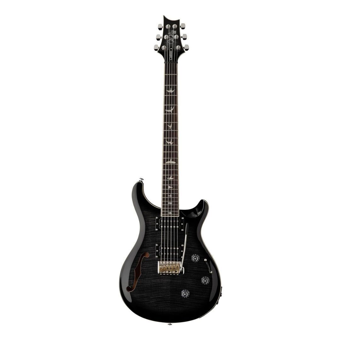 PRS SE Custom 24 Semi-Hollow Piezo Electric Guitar - Charcoal Burst