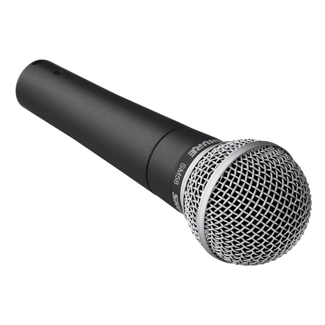 Shure SM58-CN Cardioid Dynamic Vocal Microphone with 25' XLR, Shock mount Bundle