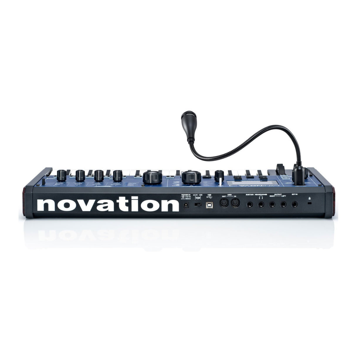 Novation MiniNova Synthesizer with Headphones, Sustain Pedal and TRS Cable