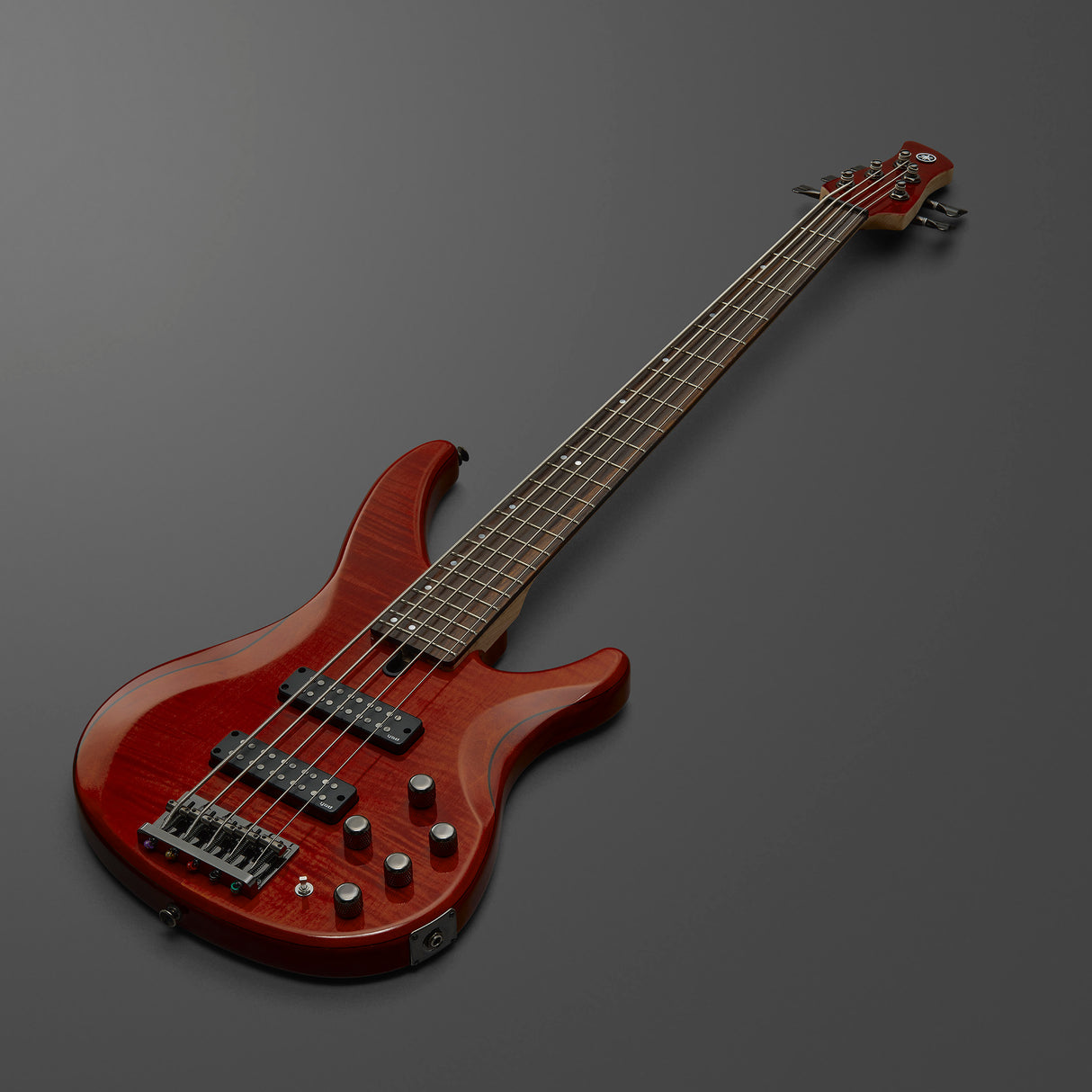 Yamaha TTRBX605FM 5-string bass guitar - Caramel Brown