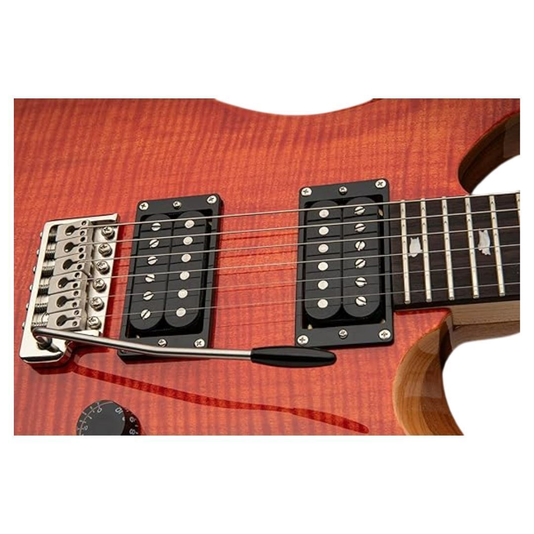 PRS SE CE24 Electric Guitar - Blood Orange, Maple Top