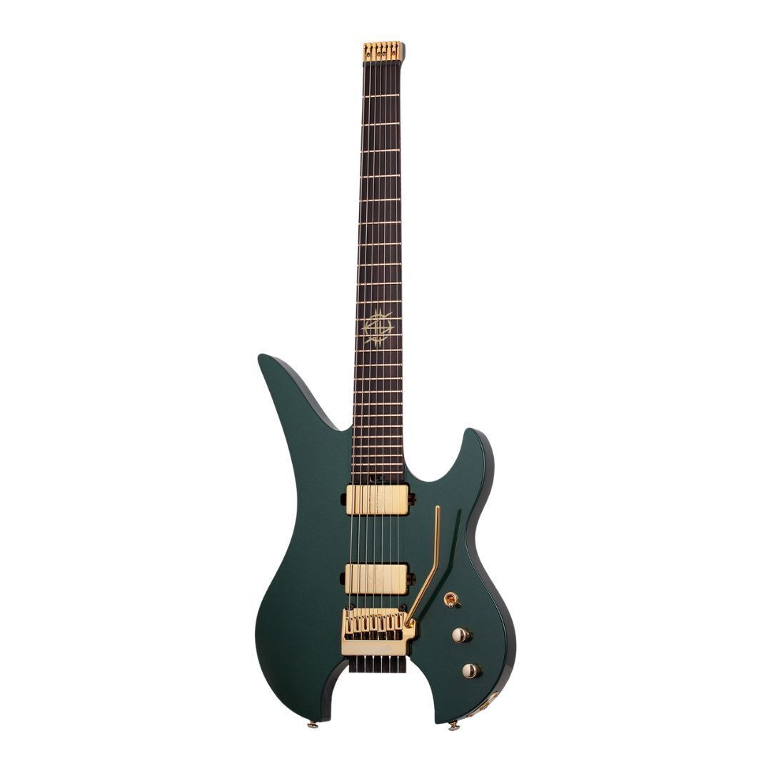 Schecter Synyster Gates Custom-7 TR Headless in Oak Green Metallic