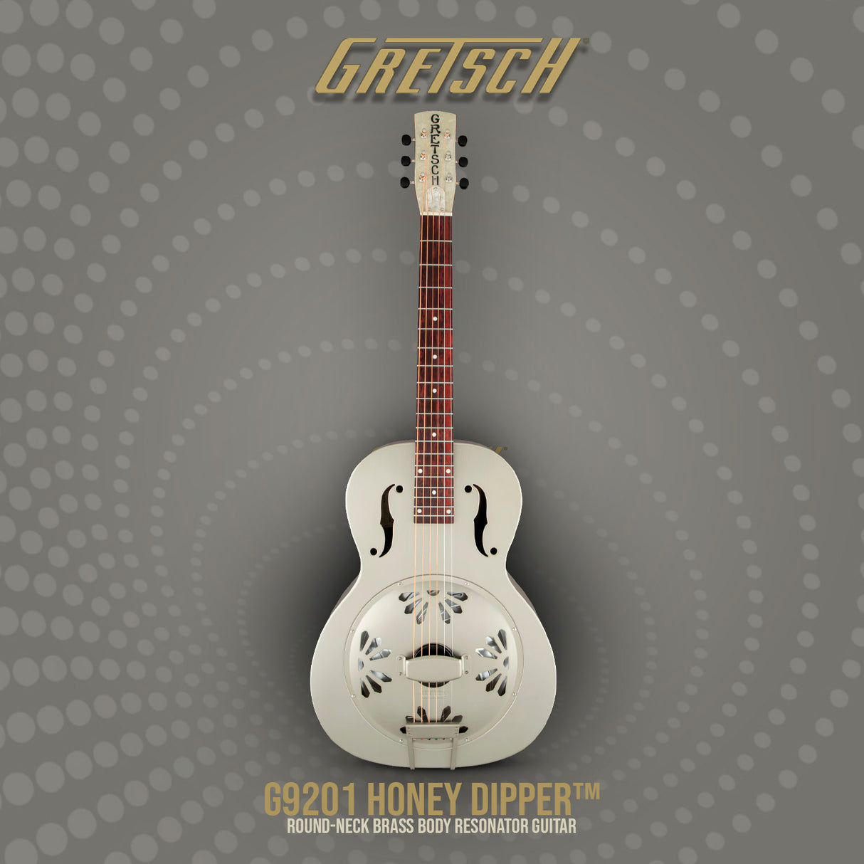 Gretsch G9201 Honey Dipper 6-String Resonator Guitar (Weathered Pump House Roof)