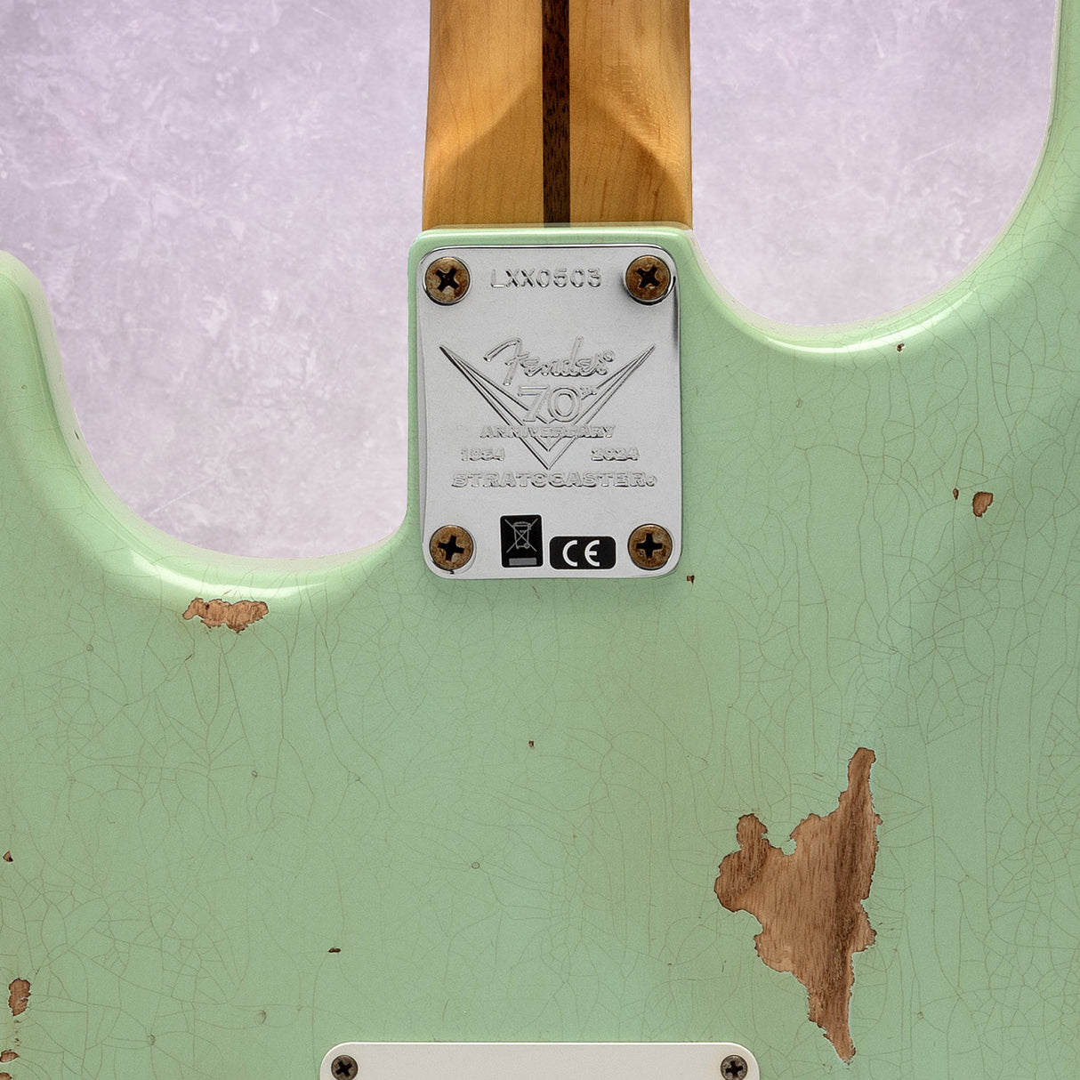 Fender Limited Edition Fat 1954 Stratocaster, Relic, Super Faded Aged Surf Green