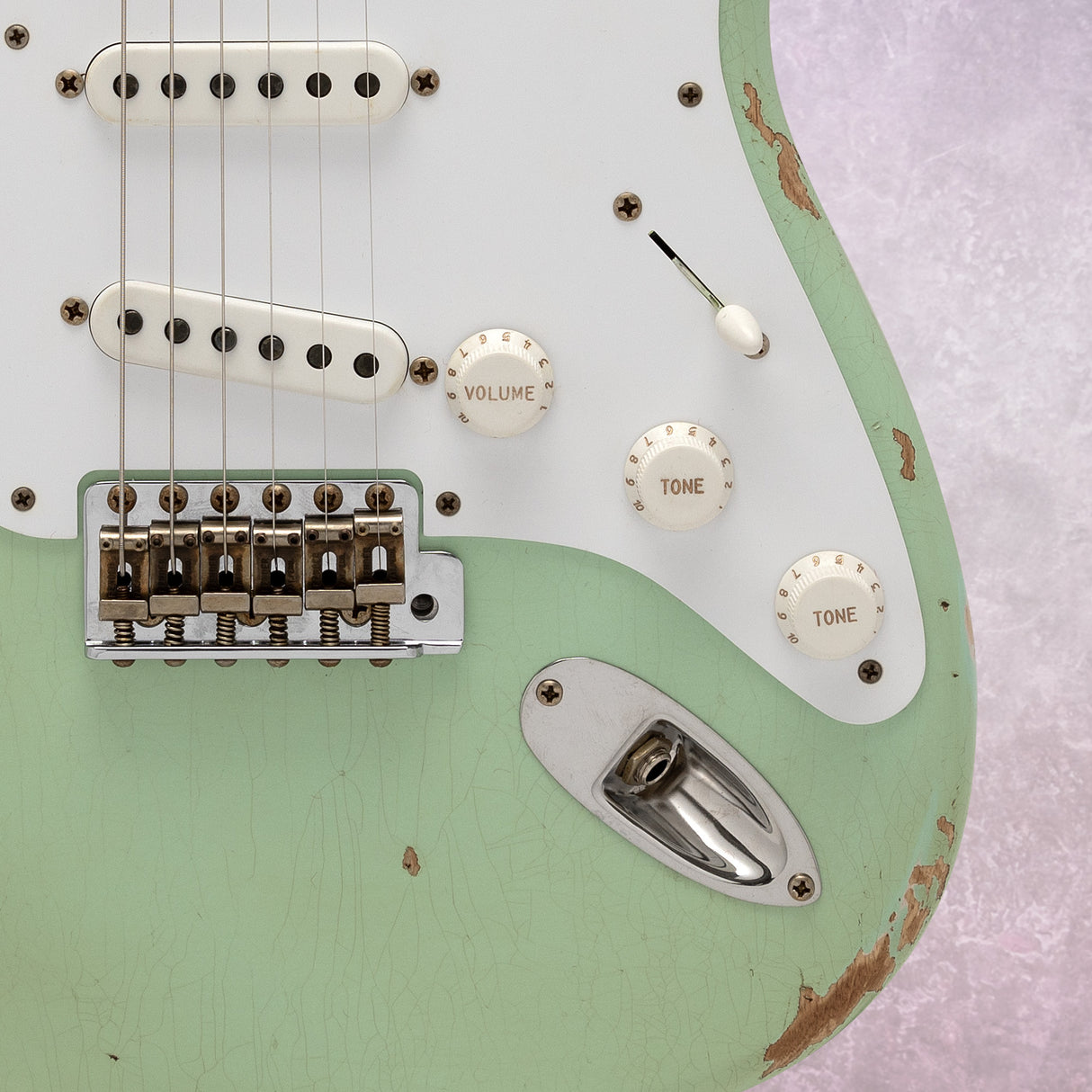Fender Limited Edition Fat 1954 Stratocaster, Relic, Super Faded Aged Surf Green