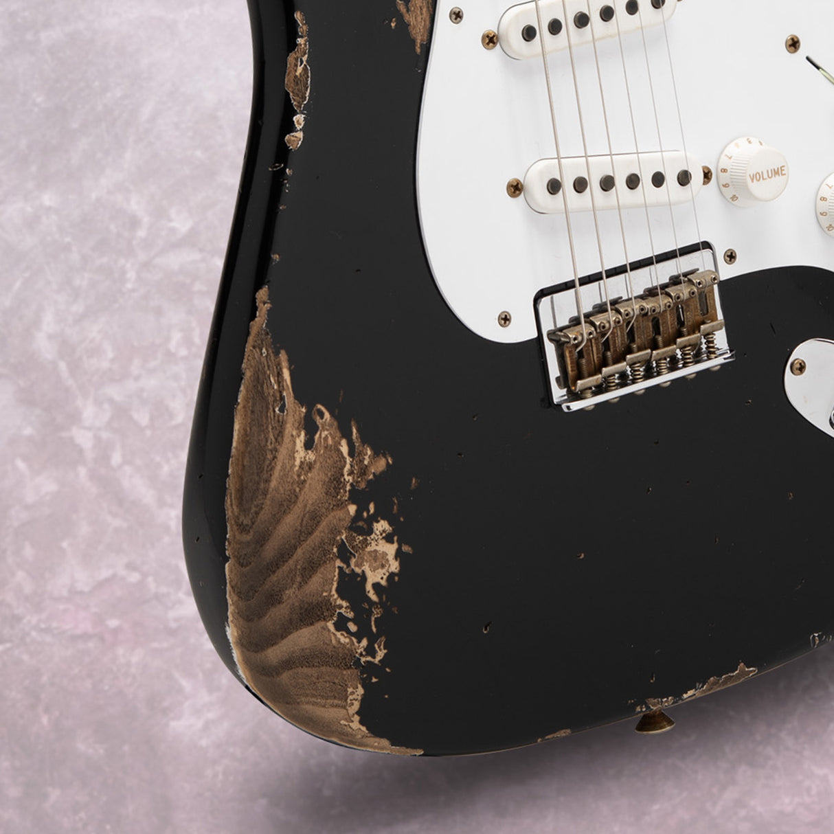 Fender Custom Shop Ltd. Ed. '54 Hardtail Stratocaster Heavy Relic, Aged Black