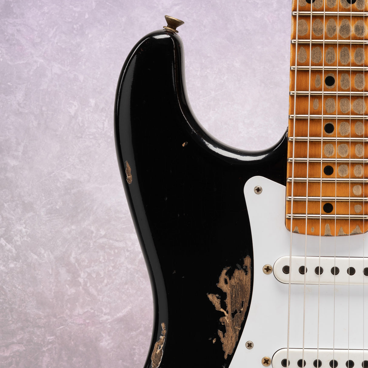 Fender Custom Shop Ltd. Ed. '54 Hardtail Stratocaster Heavy Relic, Aged Black
