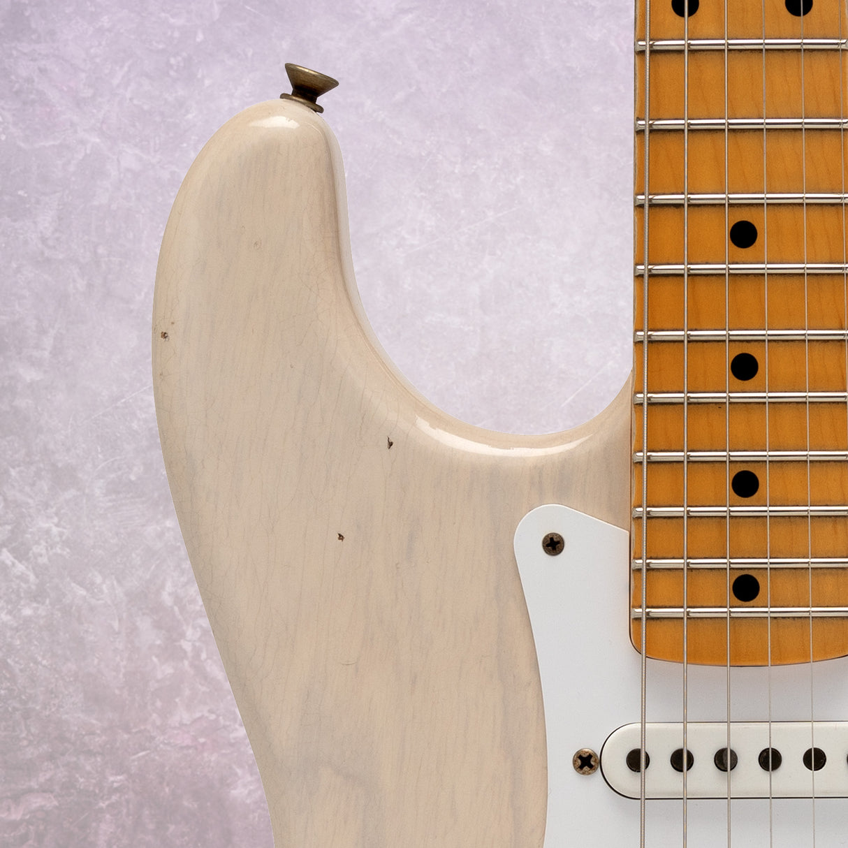 Fender Ltd. Ed. 1954 Hardtail Stratocaster, Journeyman Relic, Aged White Blonde