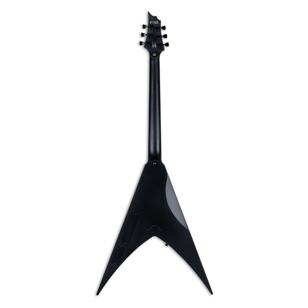 ESP LTD HEX-6 Nergal Signature Electric Guitar in Black Satin