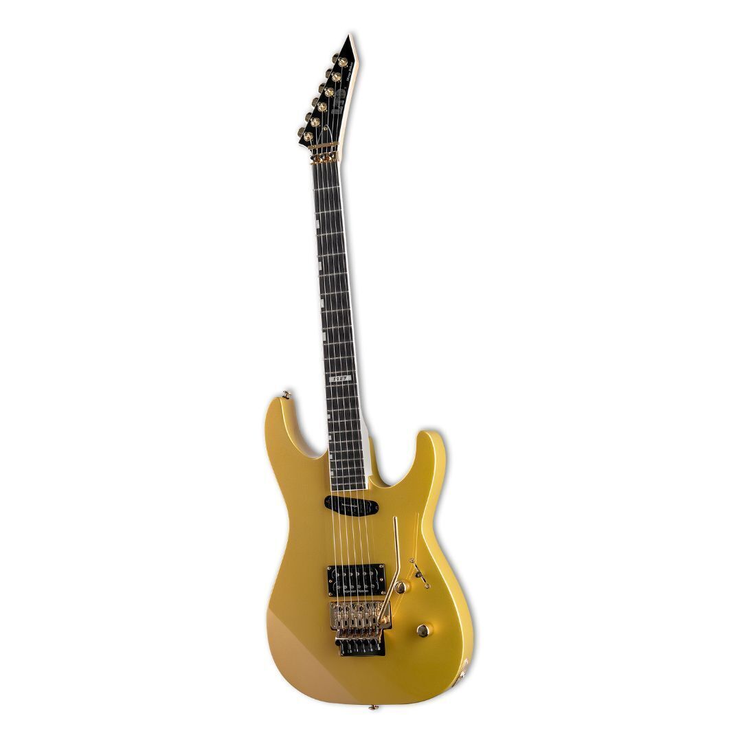 ESP LTD Mirage Deluxe '87 Electric Guitar in Metallic Gold