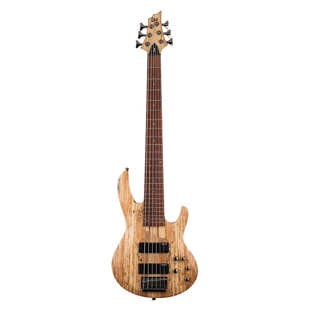 ESP LTD B-206SM 6-String Right-Handed Bass Guitar with Ash Body Natural- B-Stock