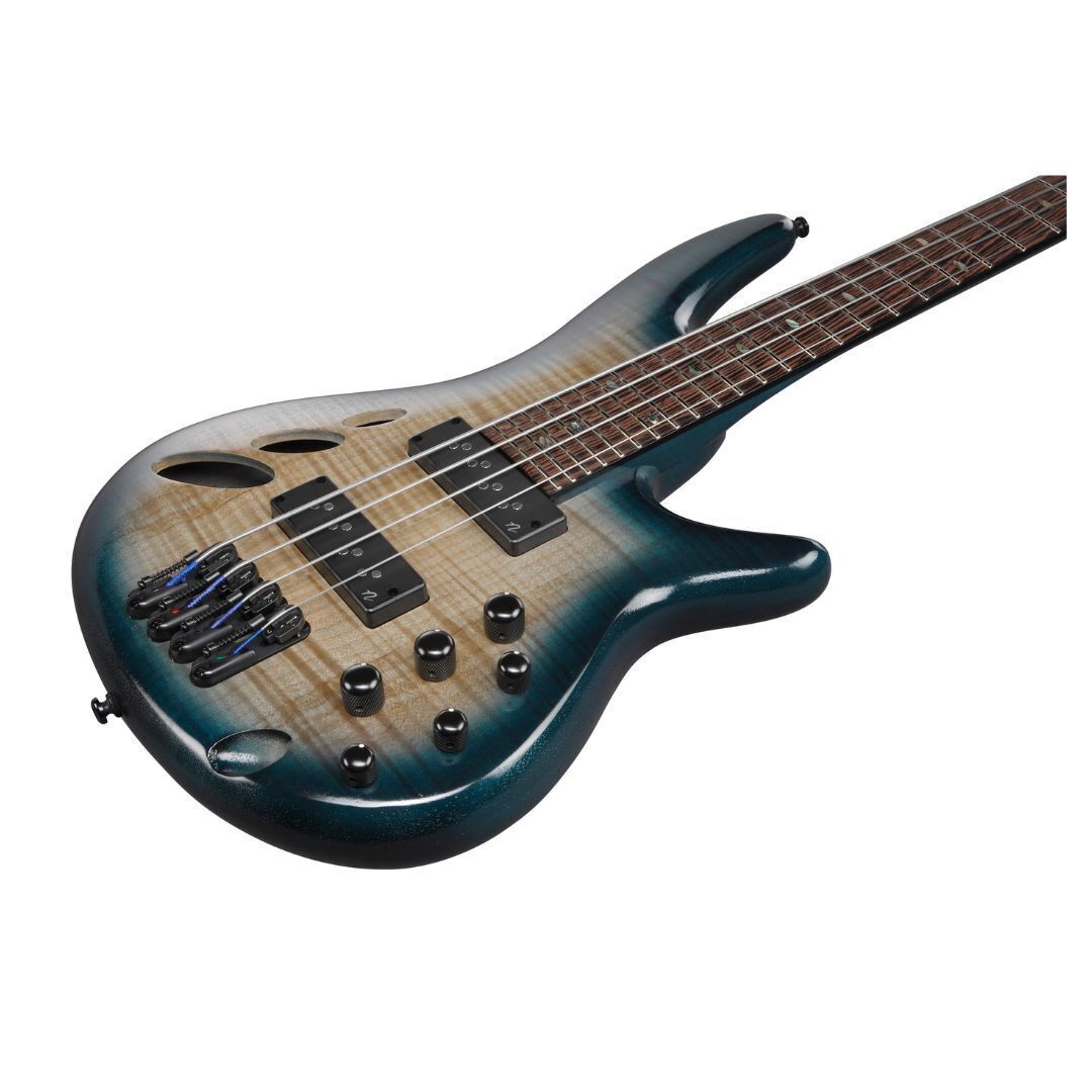 Ibanez SR Bass Workshop 4str Electric Bass - Cosmic Blue Starburst Low Gloss