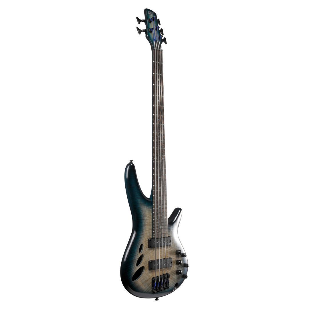 Ibanez SR Bass Workshop 5str Electric Bass - Cosmic Blue Starburst Low Gloss