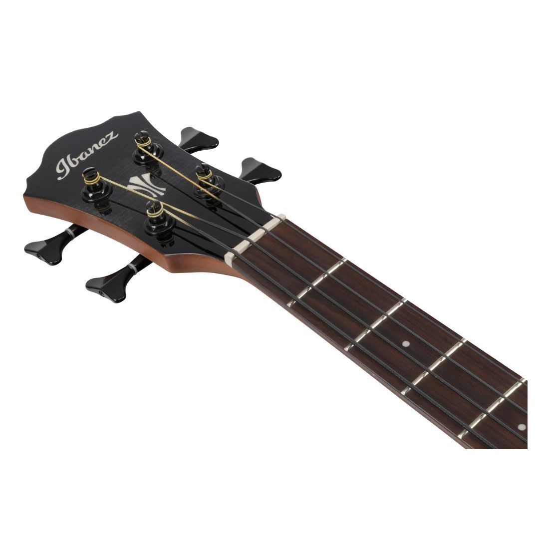 Ibanez AEGB25E Transparent Black Burst High Bloss ACEL Bass Guitar