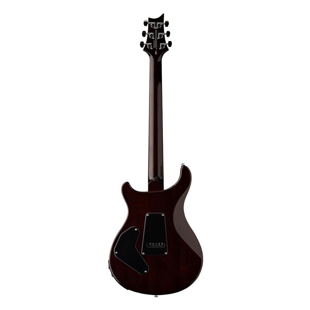 PRS SE Custom 24 Semi Hollow Piezo Orange Tiger Smokeburst Electric Guitar
