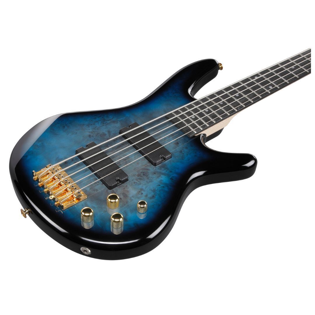 Ibanez Gio SR 5str Electric Bass - Transparent Marine Burst