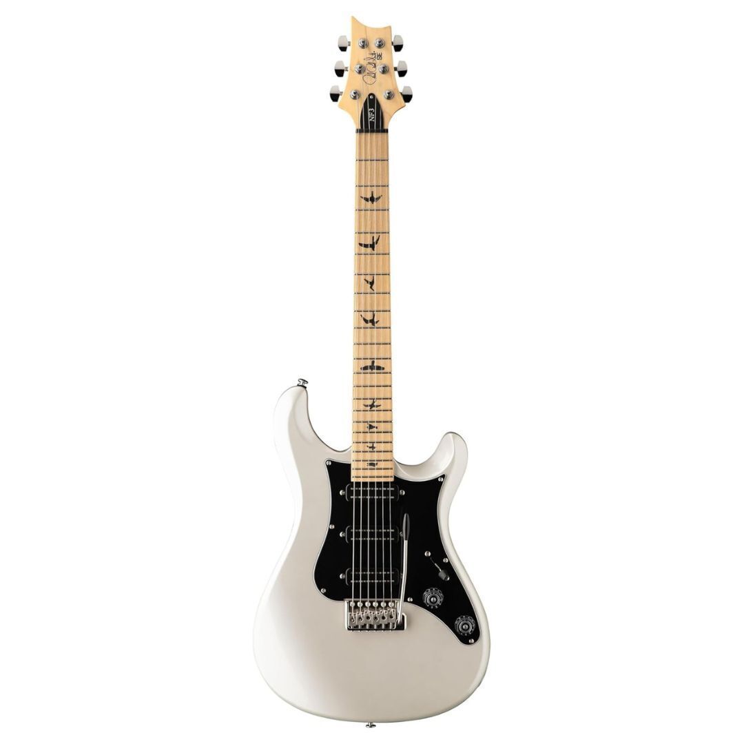 PRS SE NF 3 6 String Right Hand Pearl White Electric Guitar with Maple Fretboard