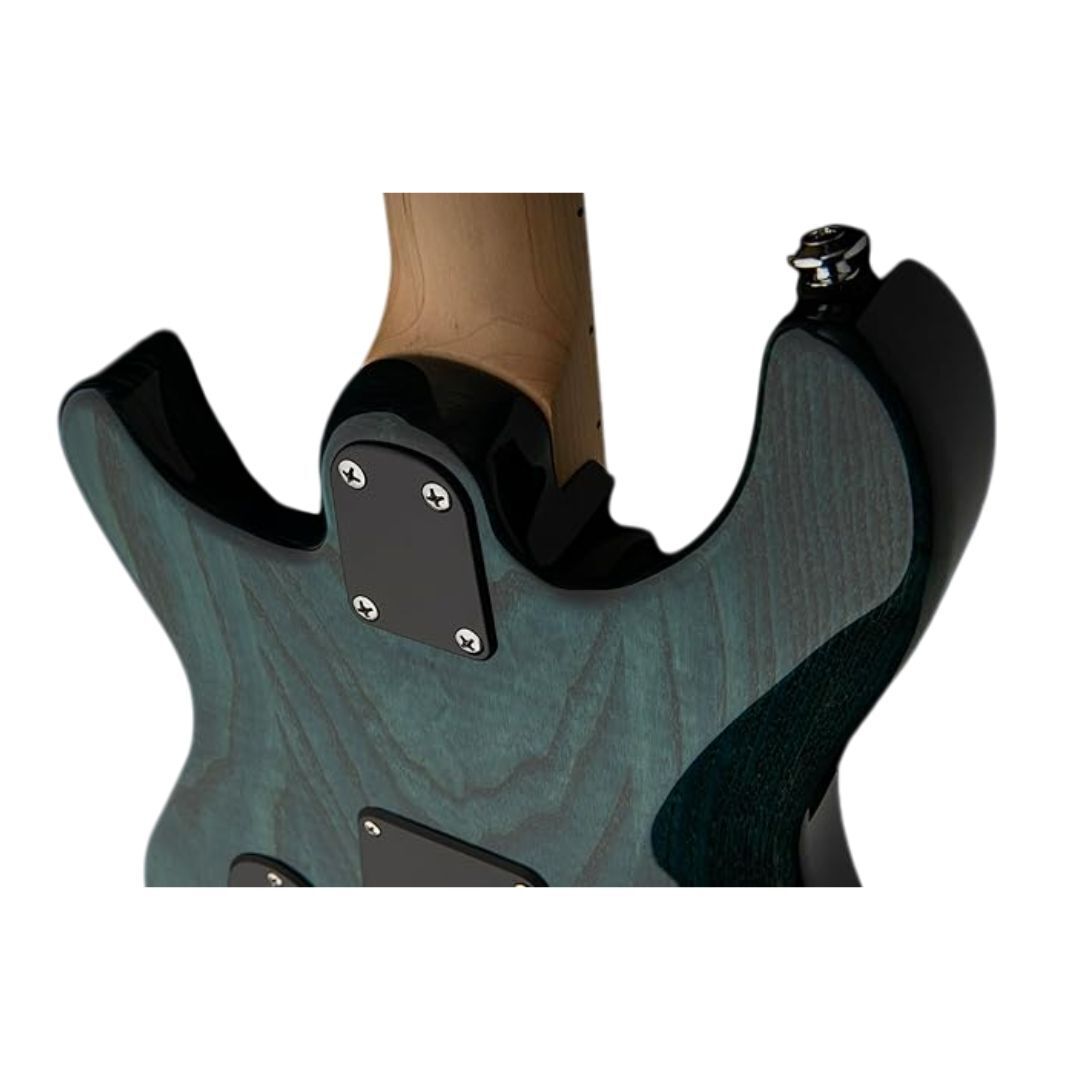PRS SE Swamp Ash Special 6 String Electric Iri Blue Guitar with Maple Fretboard