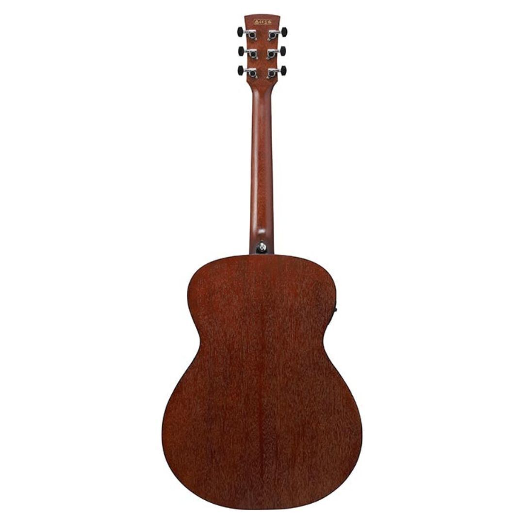 Ibanez PC54E Weathered Black Open Pore Top, Open Pore Natural Back Guitar