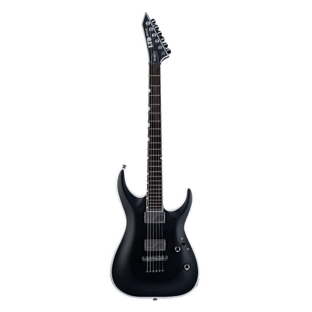 ESP LTD MH-1000NT BOLD BINDING Electric Guitar in BLACK STATIN