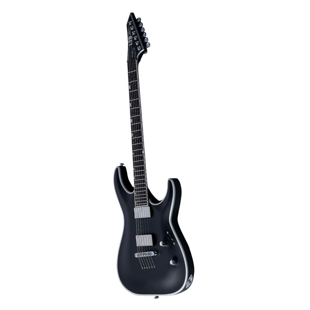 ESP LTD MH-1000NT BOLD BINDING Electric Guitar in BLACK STATIN