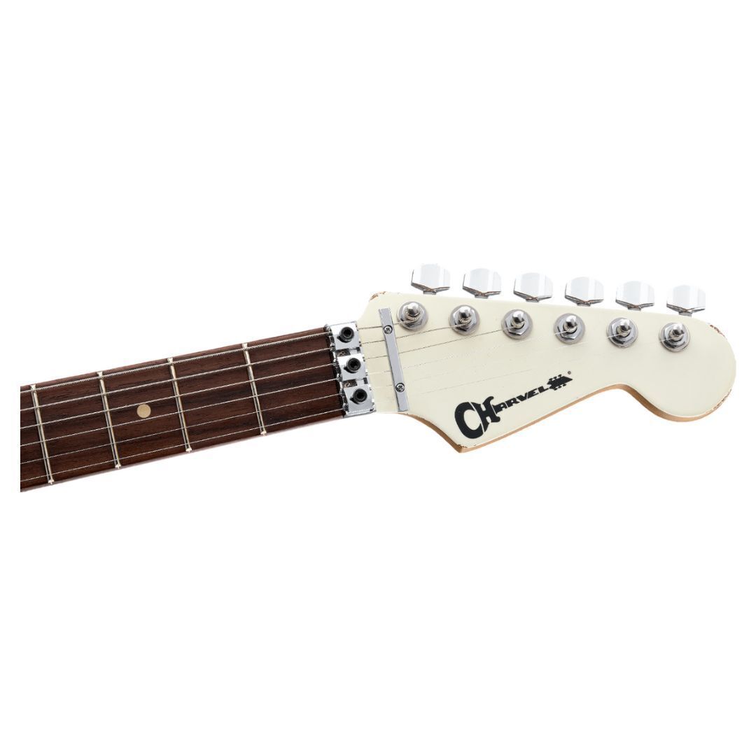 Charvel C6Super-Stock So-Cal Style 1 HH FR RW, Rosewood Fingerboard, Aged Arctic