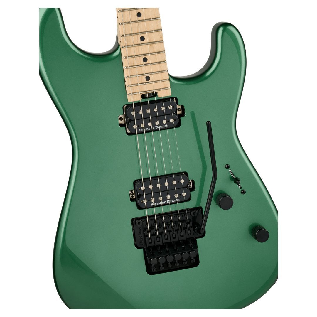 Charvel C6Pro-Mod San Dimas Style 1 HH FR MPL, Maple Fingerboard, Pelham Green