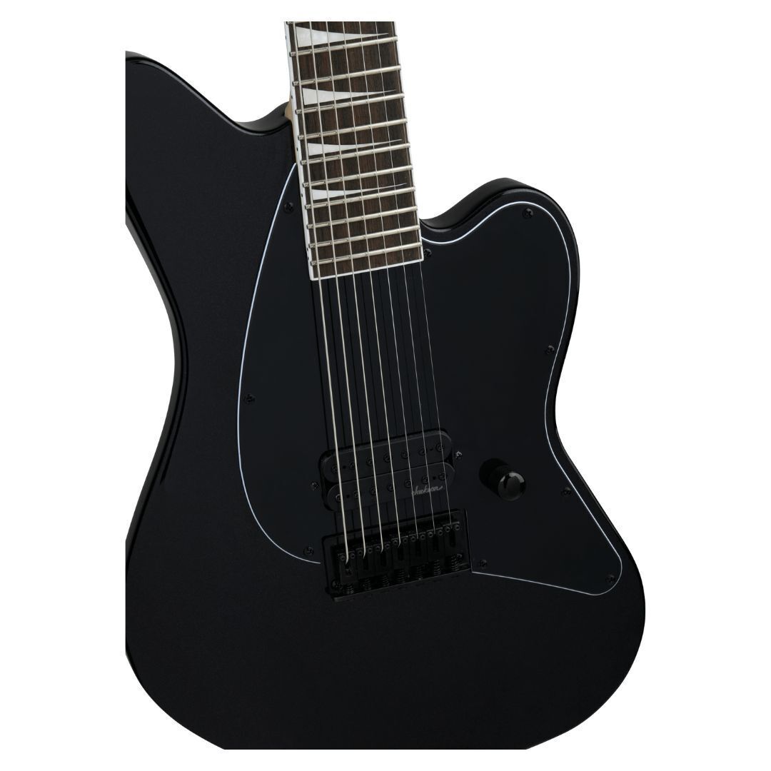 Jackson X Series SURFCASTER OC HT7, Laurel Fingerboard, Metallic Black