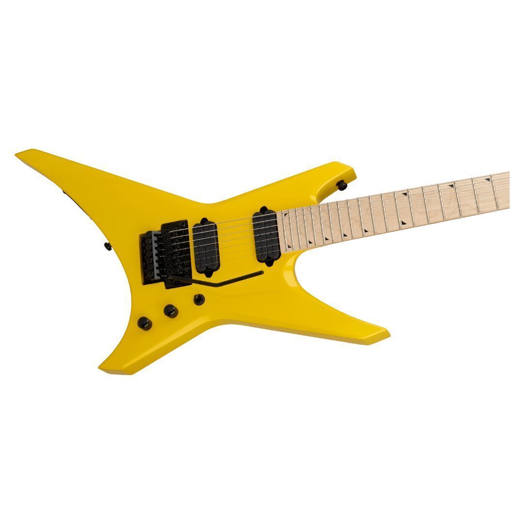 Jackson Pro Series Signature Dave Davidson Warrior WR7 Ferrari Yellow Guitar