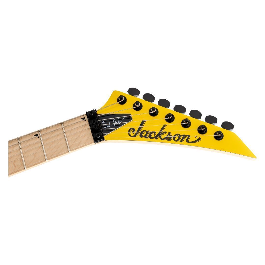 Jackson Pro Series Signature Dave Davidson Warrior WR7 Ferrari Yellow Guitar