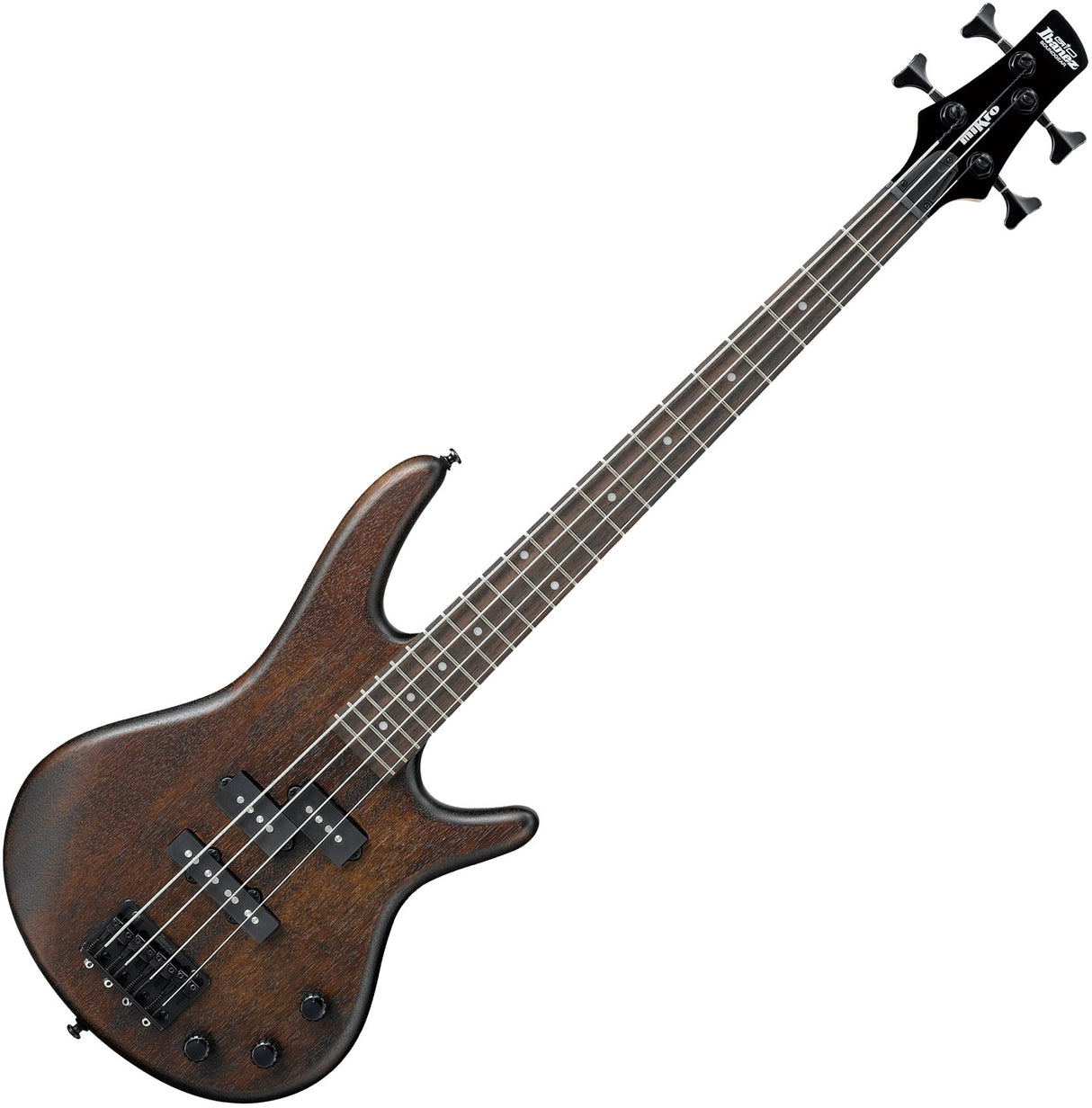 Ibanez GSRM20B Mikro 3/4 Size 4-String Electric Bass Guitar (Walnut Brown)