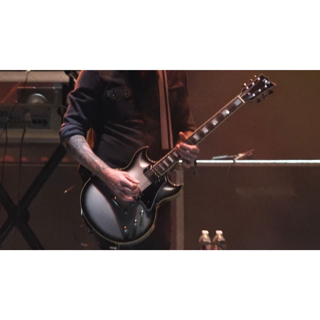 ESP LTD Bill Kelliher Royal Shiva, Silver Sunburst with Case (Open Box)
