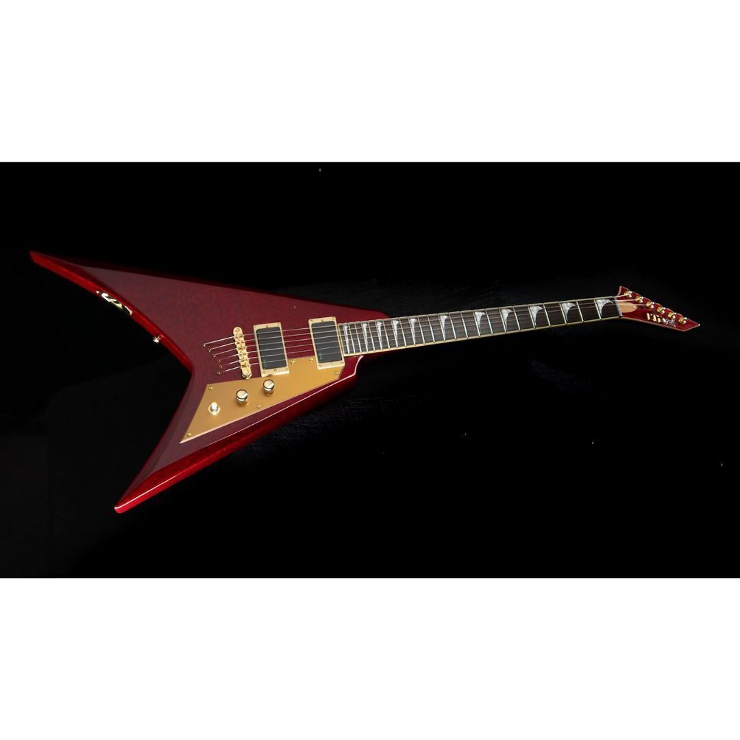 ESP LTD KH-V Kirk Hammett Signature Electric Guitar - Red Sparkle- B-Stock