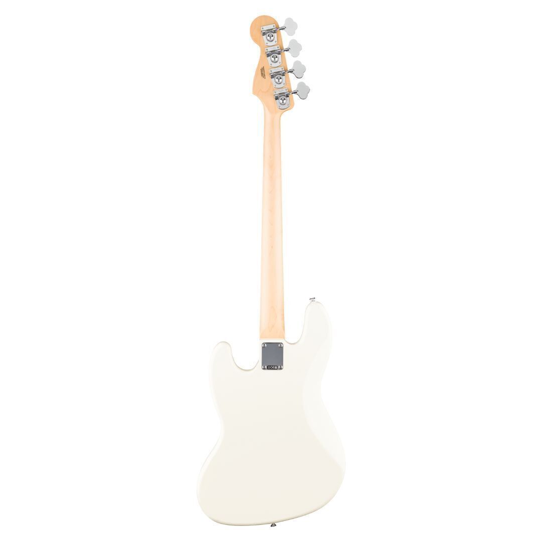Fender Standard Jazz Bass, Laurel Fingerboard, White Pickguard, Olympic White