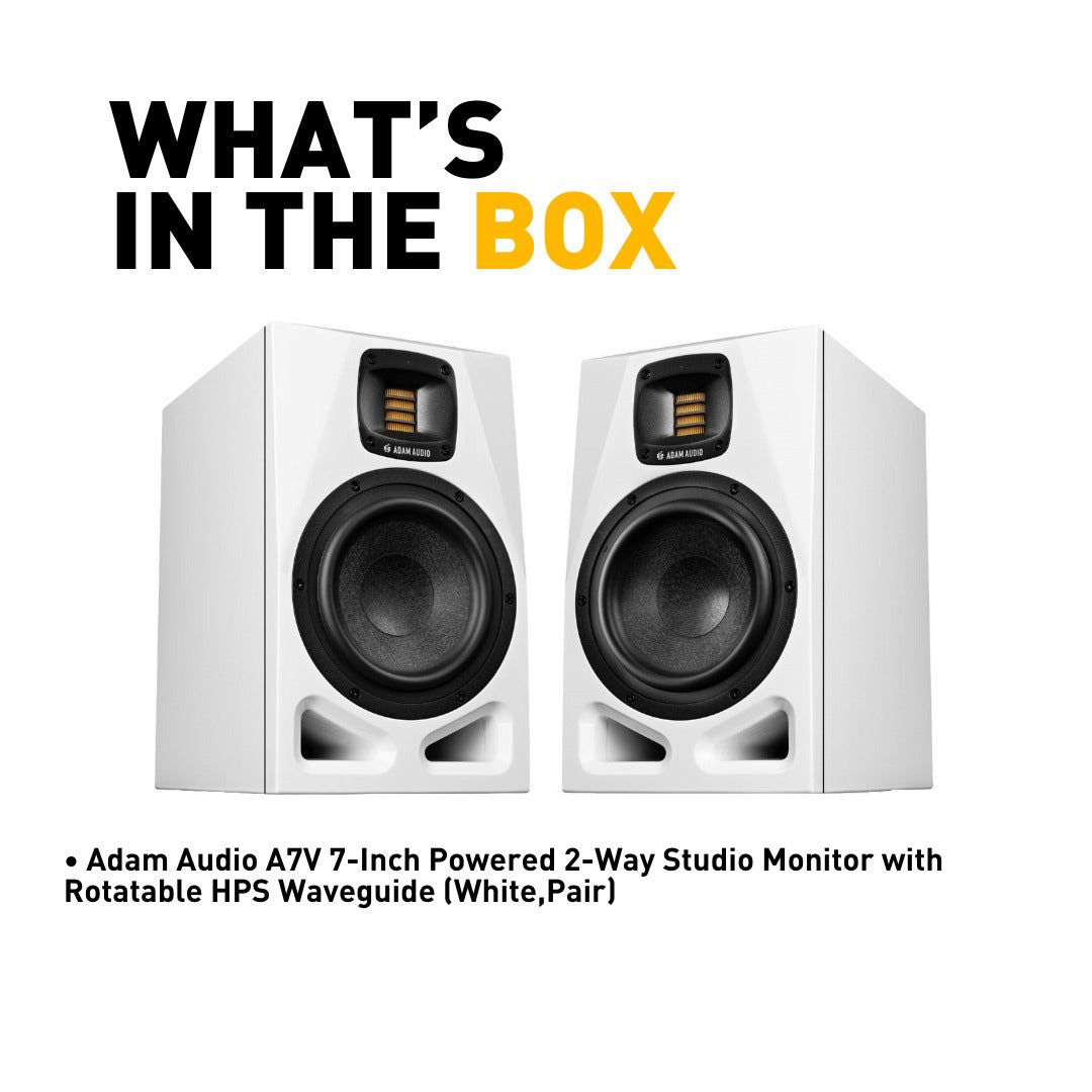 ADAM Audio A7V Powered Two-Way Studio Monitor, Pair