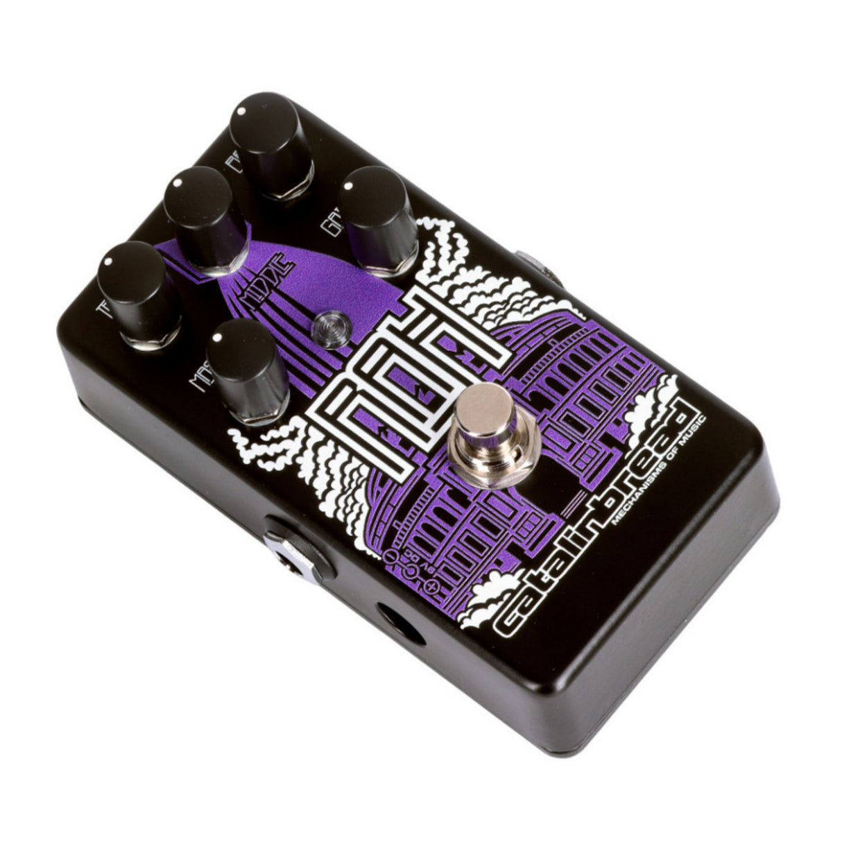 Catalinbread RAH Overdrive Effects Purple Pedal with Three Knob Tone Circuit