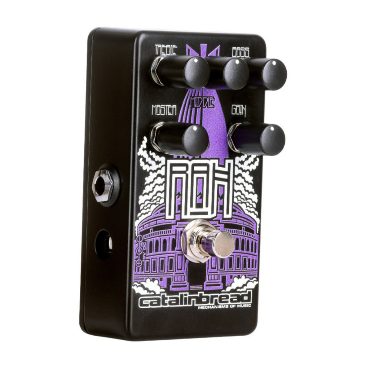 Catalinbread RAH Overdrive Effects Purple Pedal with Three Knob Tone Circuit (Open Box)