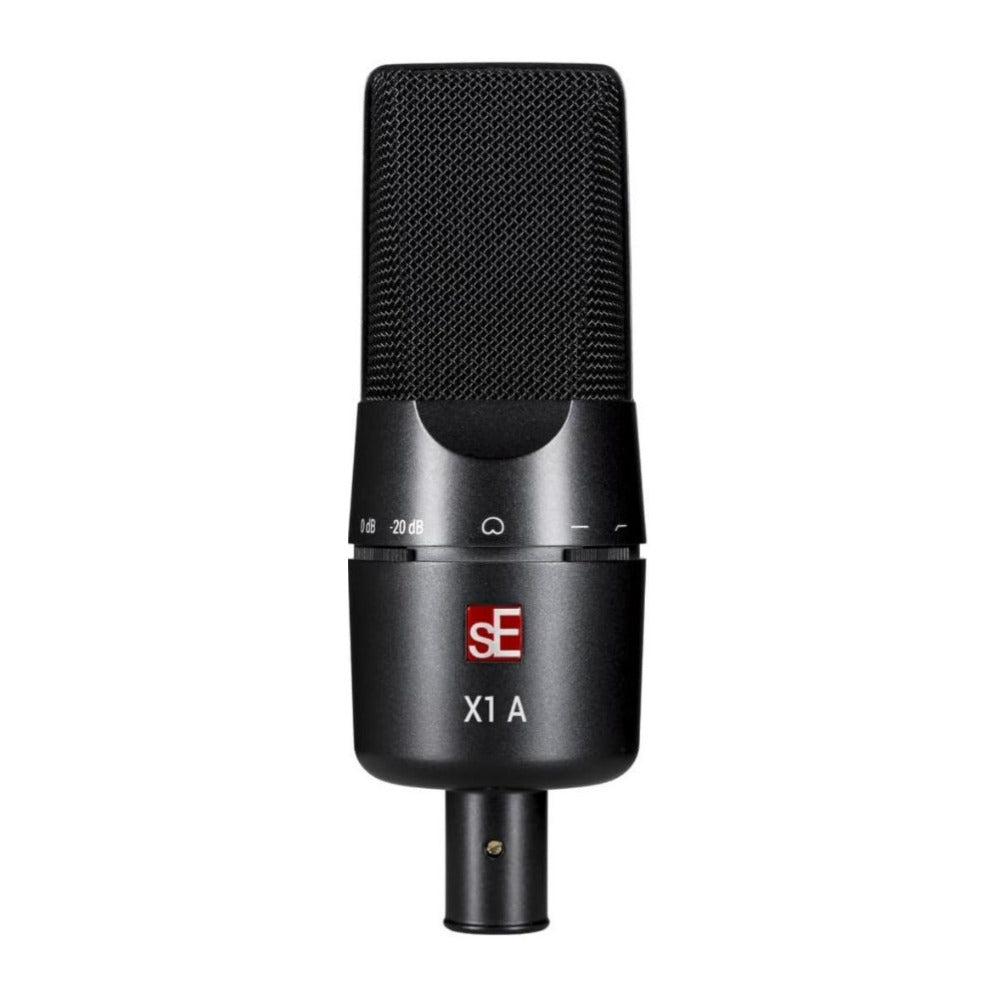 SE Electronics X1 A Black Condenser Microphone with Cardioid Polar Pattern