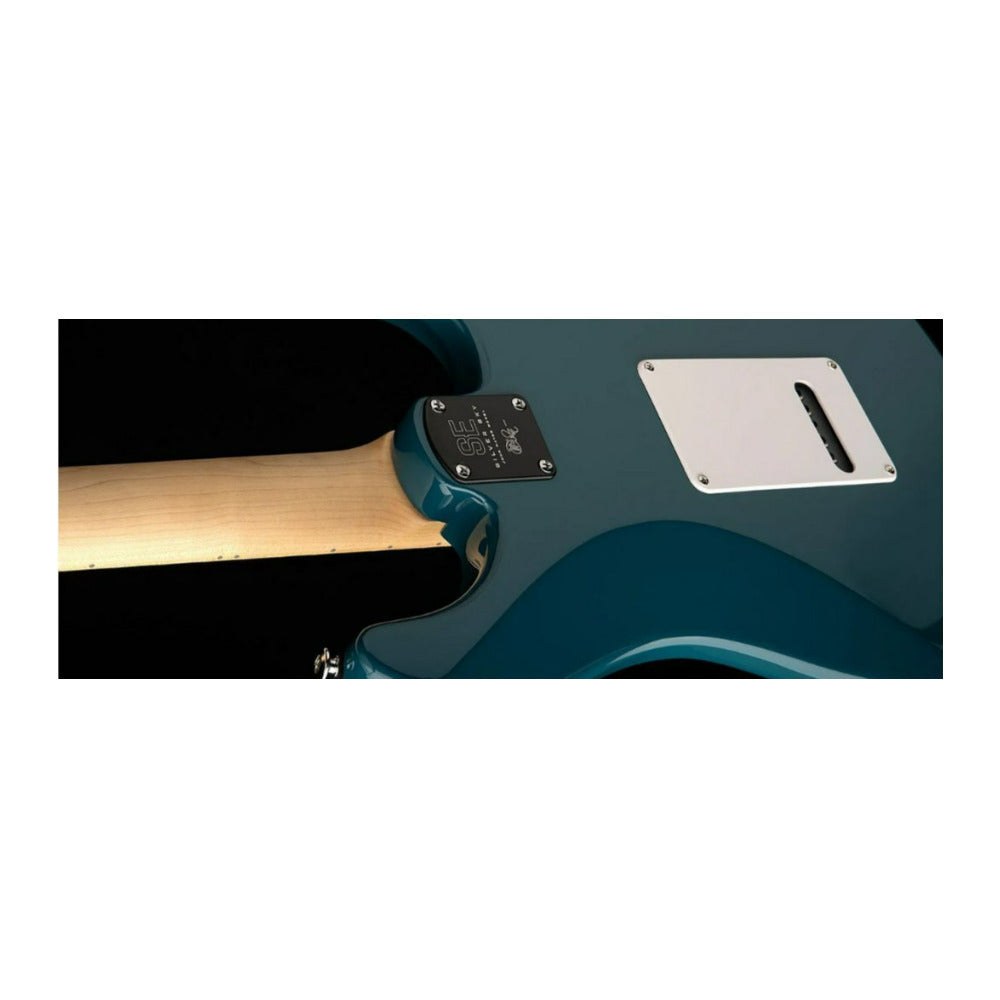 PRS SE Silver Sky Maple 6 String Left Handed Nylon Blue Electric Guitar