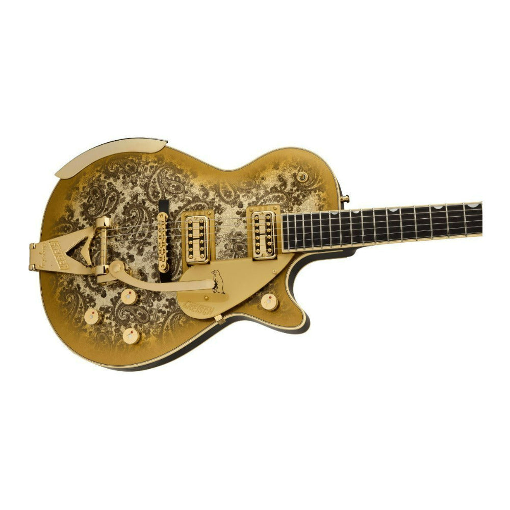 Gretsch G6134TG Limited Edition Paisley Penguin Gold Paisley Electric Guitar