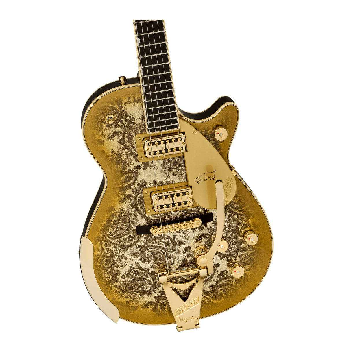 Gretsch G6134TG Limited Edition Paisley Penguin Gold Paisley Electric Guitar