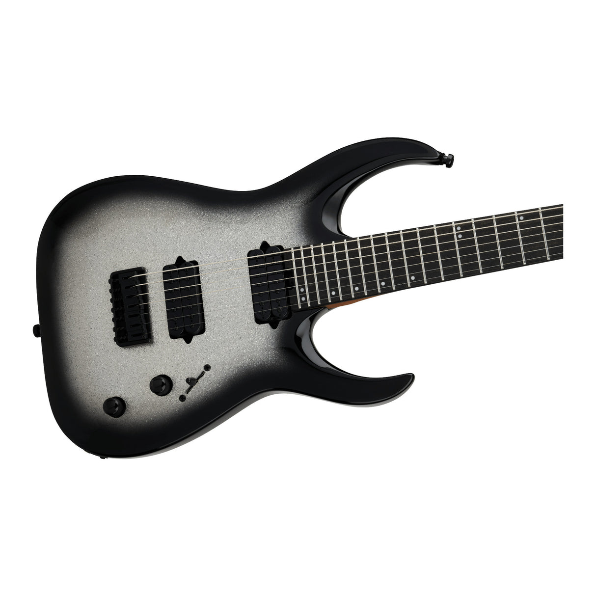 Jackson Pro Plus Misha Mansoor Juggernaut HT7 Silverburst Sparkle Guitar