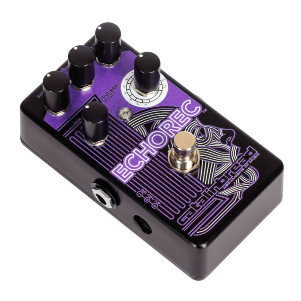 Catalinbread ECHOREC Multi Head Delay Purple Guitar Effects Pedal (Open Box)