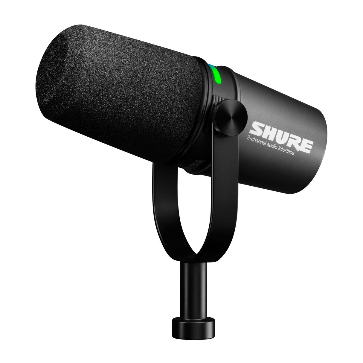 Shure MV7i Black Smart Microphone and Interface with Voice Isolation