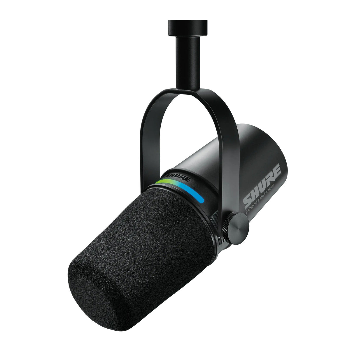 Shure MV7i Black Smart Microphone and Interface with Voice Isolation