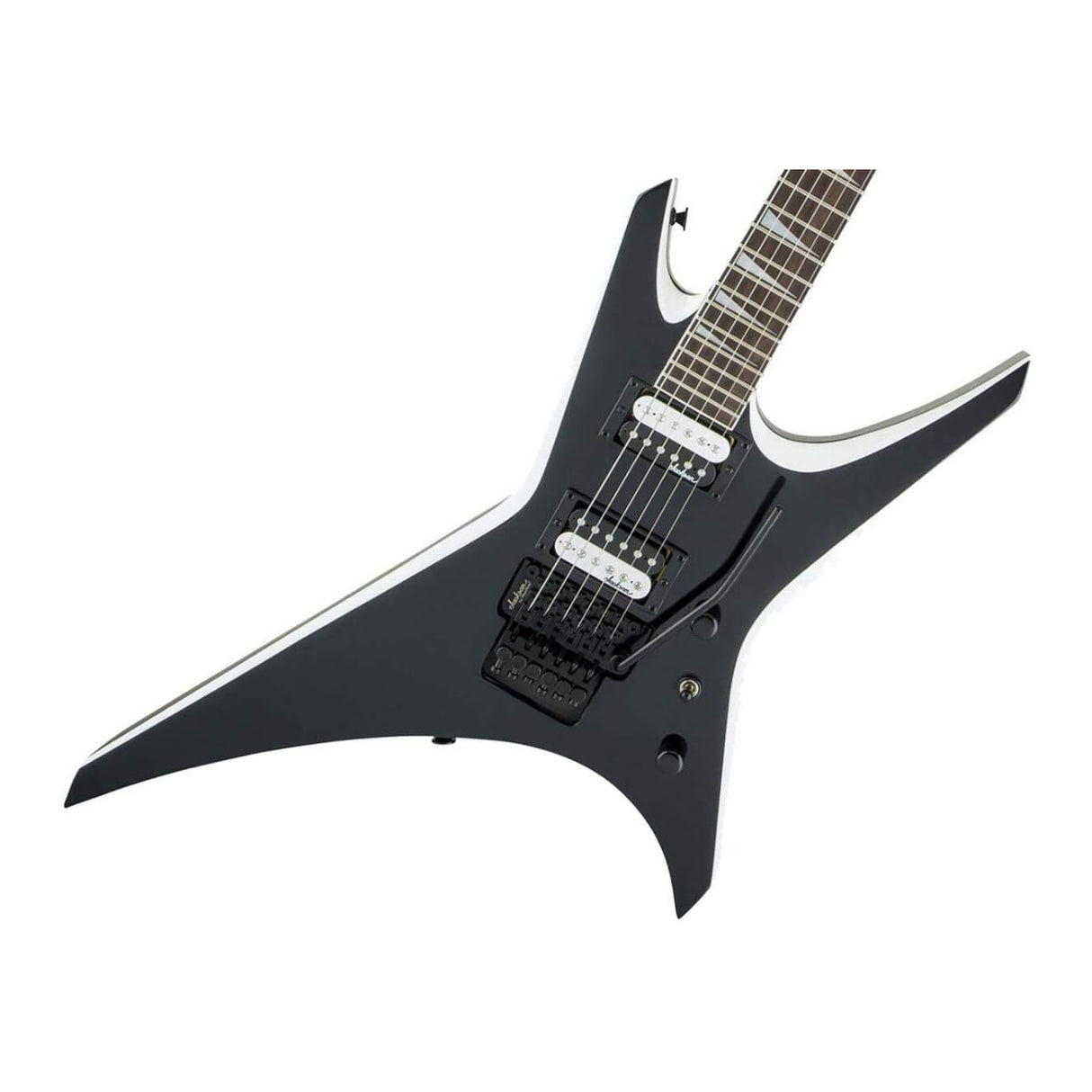 Jackson JS Series Warrior JS32 6 String Black with White Bevels Electric Guitar