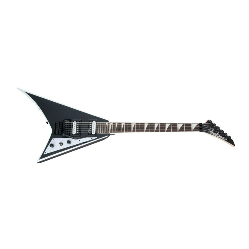 Jackson JS Series Rhoads JS32 6 String Black with White Bevels Electric Guitar
