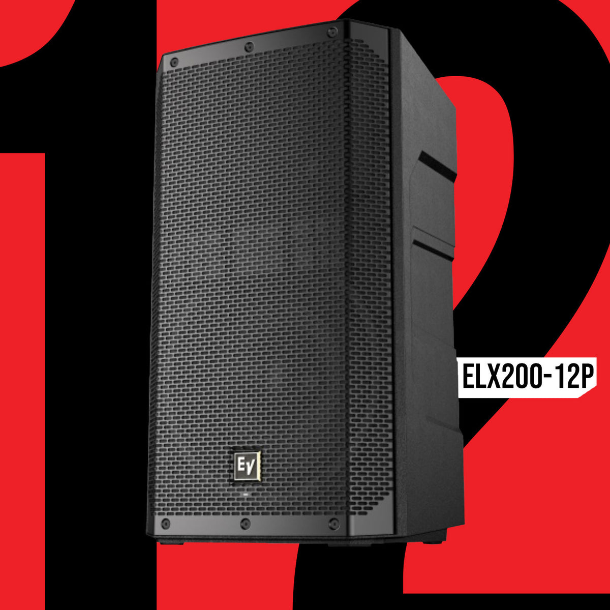 Electro Voice ELX200 12P 12 Inch 1200W Powered 2 Pack Loudspeaker Bundle